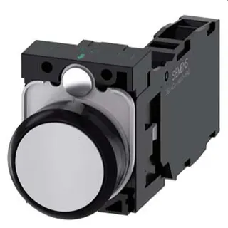 Siemens Drucktaster 22mm rund grau 1S1OE 3SU1100-0AB80-1FA0