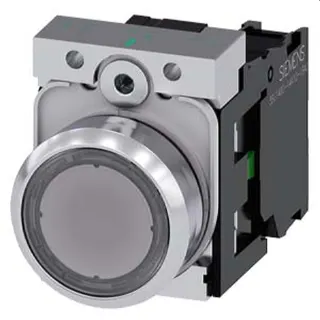 Siemens Drucktaster 22mm rund klar 1S 3SU1150-0AB70-1BA0