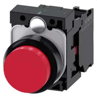 Siemens Drucktaster 22mm rund rot 1OE 3SU1100-0BB20-1CA0
