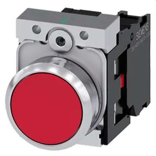 Siemens Drucktaster 22mm rund rot 1OE 3SU1150-0AB20-1CA0