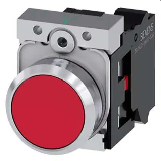Siemens Drucktaster 22mm rund rot 1OE 3SU1150-0AB20-3CA0