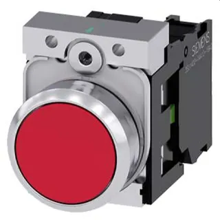Siemens Drucktaster 22mm rund rot 1S 3SU1150-0AB20-1BA0