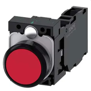 Siemens Drucktaster 22mm rund rot 1S1OE 3SU1100-0AB20-1FA0