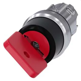 Siemens Schlüsselschalter O.M.R 22mm rund rot O 3SU1050-4FF01-0AA0