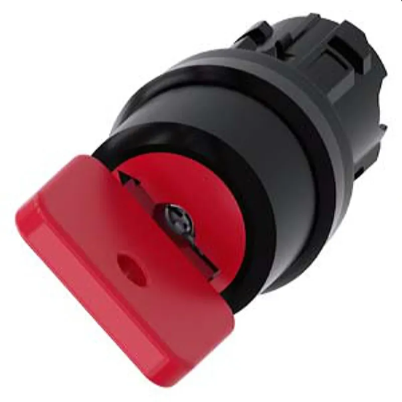 Siemens Schlüsselschalter O.M.R 22mm rund rot O 3SU1000-4FF01-0AA0