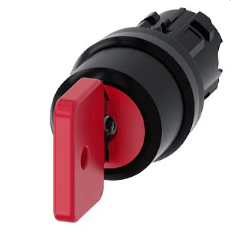 Siemens Schlüsselschalter O.M.R 22mm rund rot O+I 3SU1000-4FL51-0AA0