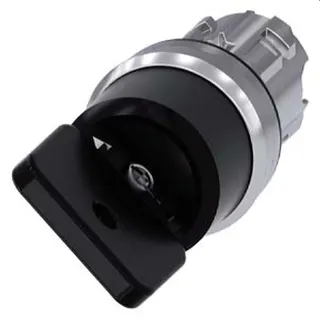 Siemens Schlüsselschalter O.M.R 22mm rund schwarz I 3SU1050-4HF21-0AA0