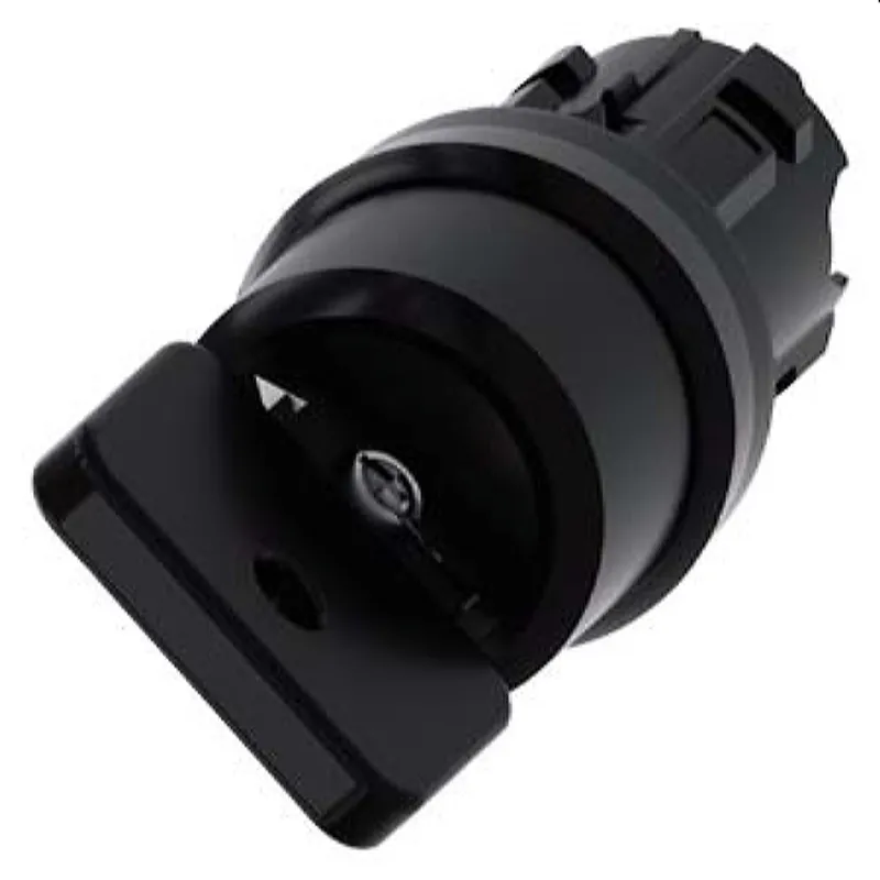 Siemens Schlüsselschalter O.M.R 22mm rund schwarz O 3SU1000-4HC01-0AA0