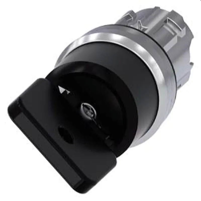 Siemens Schlüsselschalter O.M.R 22mm rund schwarz O 3SU1050-4HC01-0AA0
