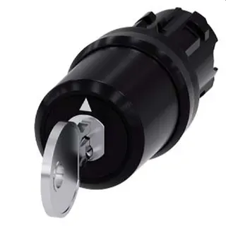 Siemens Schlüsselschalter CES 22mm rund I+II 3SU1000-5BL41-0AA0