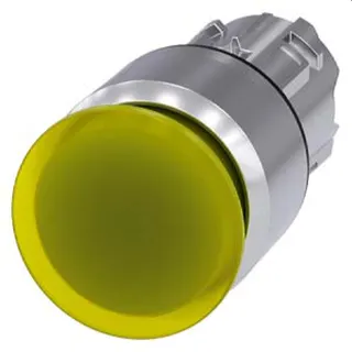 Siemens Pilzdrucktaster beleuchtet 22mm rund gelb 30mm 3SU1051-1AA30-0AA0