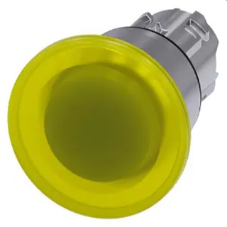Siemens Pilzdrucktaster beleuchtet 22mm rund gelb 40mm 3SU1051-1BA30-0AA0