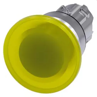 Siemens Pilzdrucktaster beleuchtet 22mm rund gelb 40mm 3SU1051-1BD30-0AA0