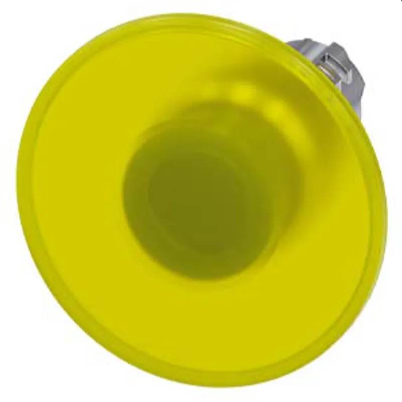 Siemens Pilzdrucktaster beleuchtet 22mm rund gelb 60mm 3SU1051-1CD30-0AA0