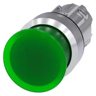 Siemens Pilzdrucktaster beleuchtet 22mm rund grün 30mm 3SU1051-1AD40-0AA0