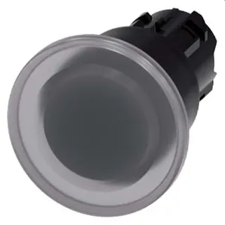Siemens Pilzdrucktaster beleuchtet 22mm rund klar 40mm 3SU1001-1BA70-0AA0