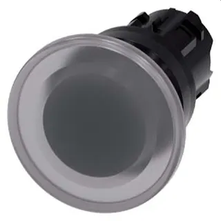 Siemens Pilzdrucktaster beleuchtet 22mm rund klar 40mm 3SU1001-1BD70-0AA0
