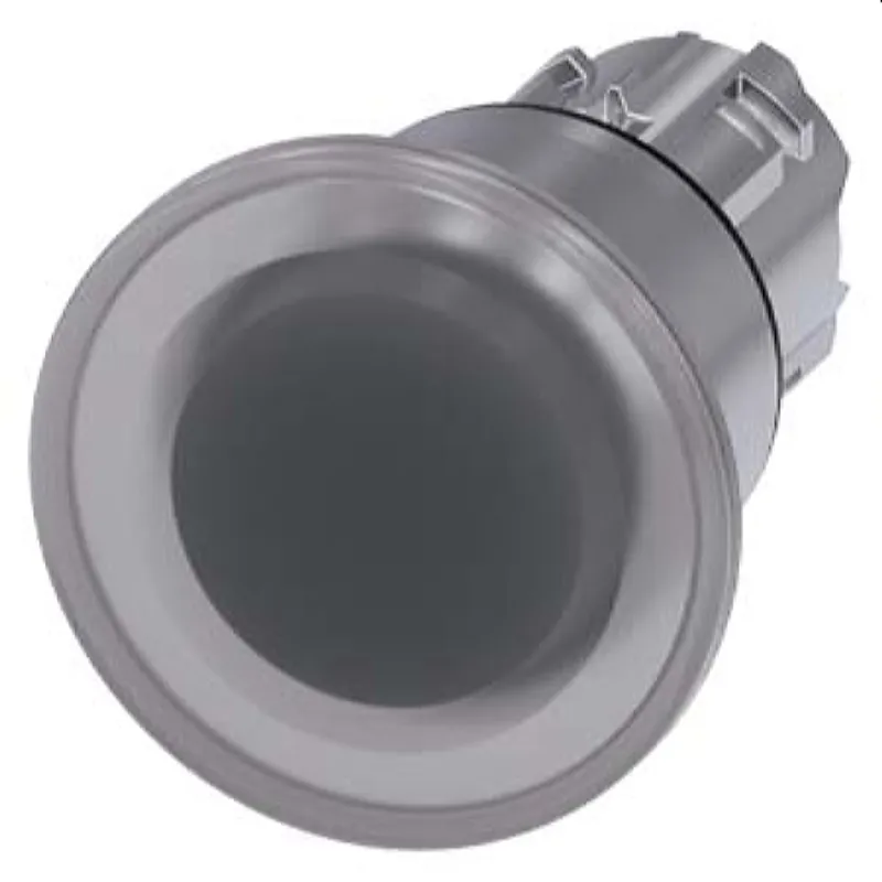 Siemens Pilzdrucktaster beleuchtet 22mm rund klar 40mm 3SU1051-1BA70-0AA0