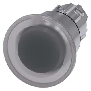 Siemens Pilzdrucktaster beleuchtet 22mm rund klar 40mm 3SU1051-1BA70-0AA0