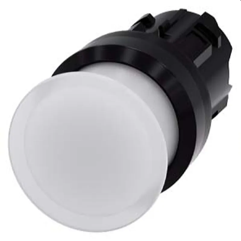 Siemens Pilzdrucktaster beleuchtet 22mm rund weiss 30mm 3SU1001-1AD60-0AA0