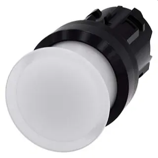 Siemens Pilzdrucktaster beleuchtet 22mm rund weiss 30mm 3SU1001-1AD60-0AA0
