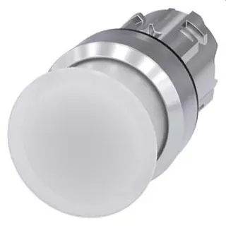 Siemens Pilzdrucktaster beleuchtet 22mm rund weiss 30mm 3SU1051-1AD60-0AA0
