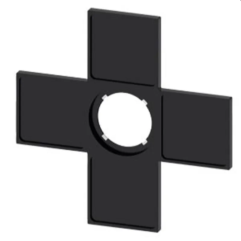 Siemens Schildträger für Koordinatenschalter schwarz 27x27mm 3SU1900-0AM10-0AA0