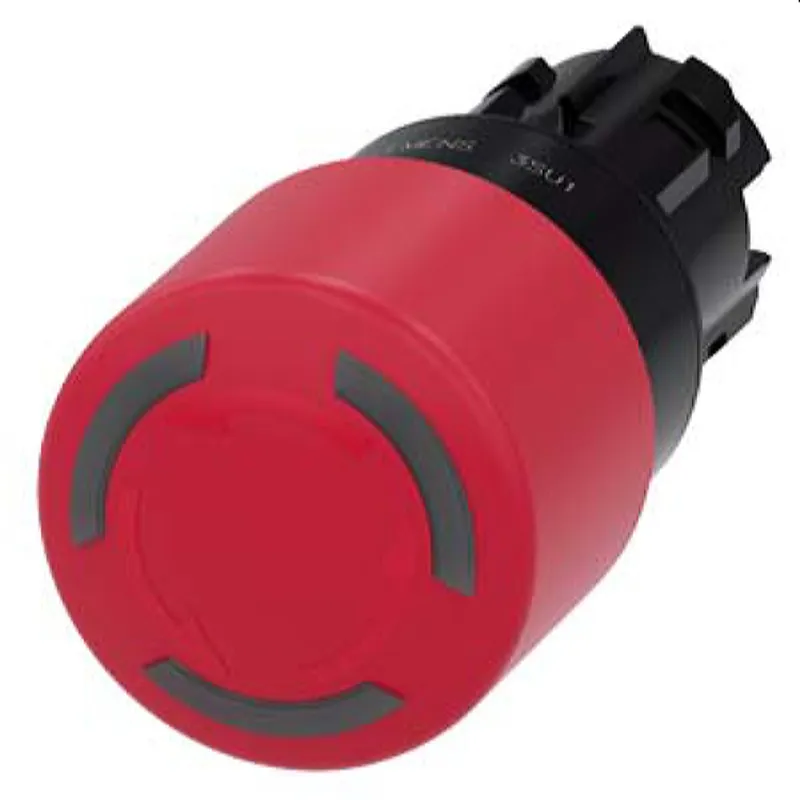 Siemens Not-Halt-Pilzdrucktaster beleuchtet 22mm rund rot 30mm 3SU1001-1GB20-0AA0