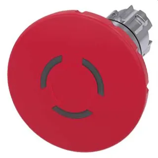 Siemens Not-Halt-Pilzdrucktaster beleuchtet 22mm rund rot 60mm 3SU1051-1JB20-0AA0