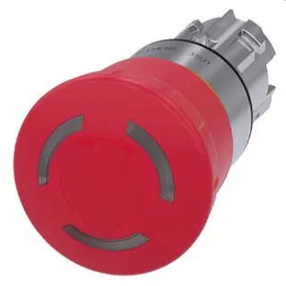 Siemens Not-Halt-Pilzdrucktaster beleuchtet 22mm rund rot 3SU1051-1HB20-0AA0