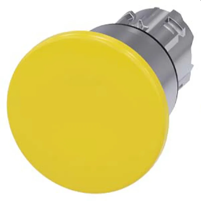 Siemens Pilzdrucktaster 22mm rund gelb 3SU1050-1BA30-0AA0