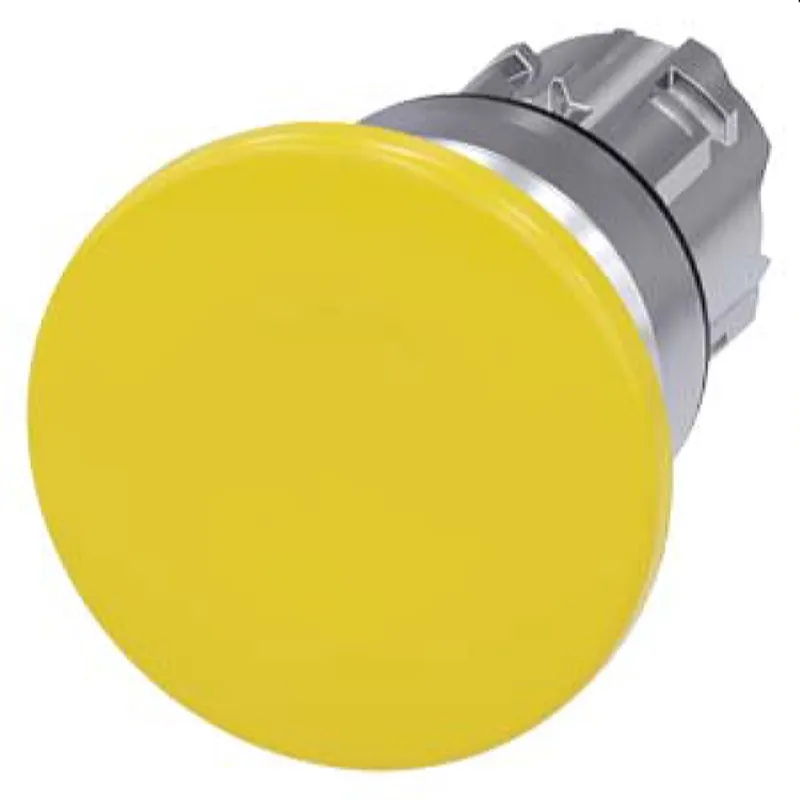 Siemens Pilzdrucktaster 22mm rund gelb 40mm 3SU1050-1BD30-0AA0