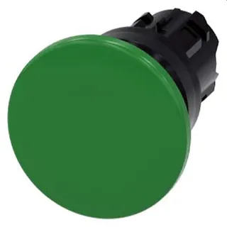 Siemens Pilzdrucktaster 22mm rund grün 40mm 3SU1000-1BD40-0AA0
