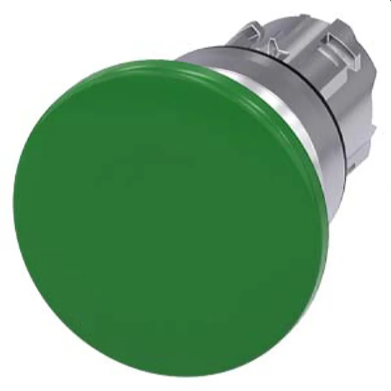 Siemens Pilzdrucktaster 22mm rund grün 40mm 3SU1050-1BD40-0AA0