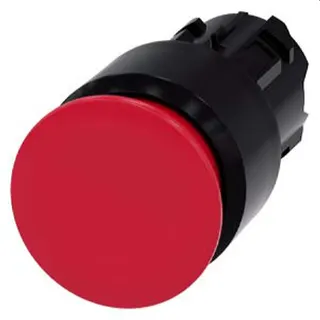 Siemens Pilzdrucktaster 22mm rund rot 30mm 3SU1000-1AA20-0AA0