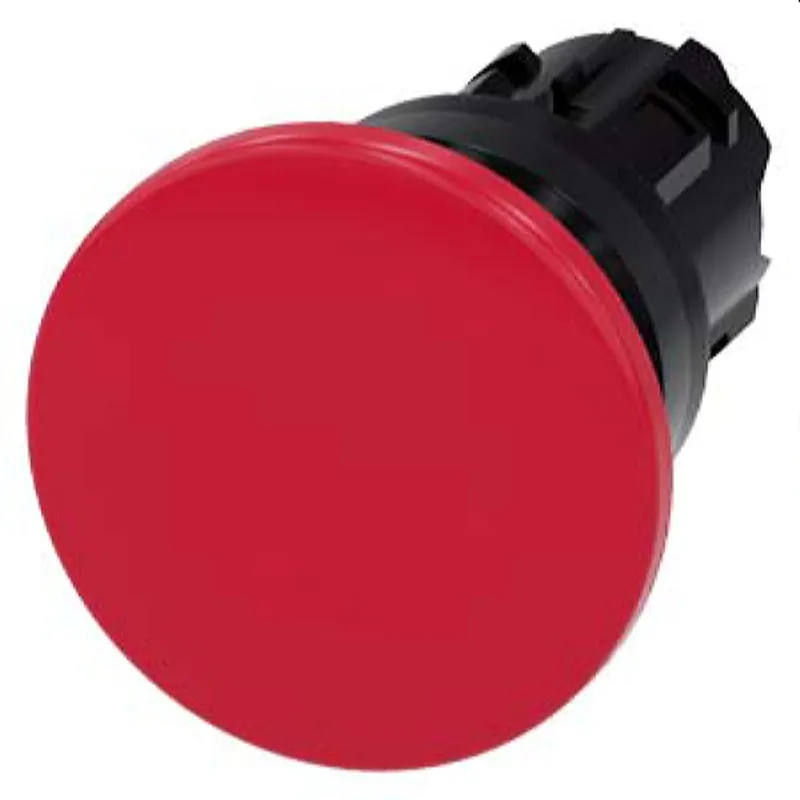 Siemens Pilzdrucktaster 22mm rund rot 40mm 3SU1000-1BD20-0AA0