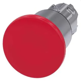 Siemens Pilzdrucktaster 22mm rund rot 40mm 3SU1050-1ED20-0AA0