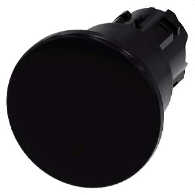 Siemens Pilzdrucktaster 22mm rund schwarz 3SU1000-1BA10-0AA0