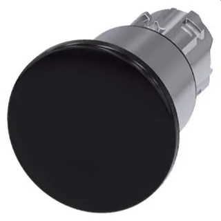 Siemens Pilzdrucktaster 22mm rund schwarz 3SU1050-1EA10-0AA0