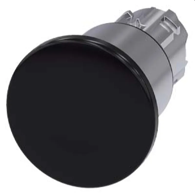 Siemens Pilzdrucktaster 22mm rund schwarz 3SU1050-1ED10-0AA0