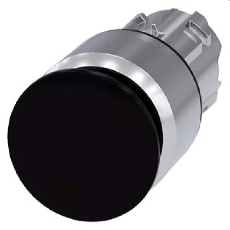 Siemens Pilzdrucktaster 22mm rund schwarz 30mm 3SU1050-1AA10-0AA0