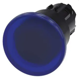 Siemens Pilzdrucktaster beleuchtet 22mm rund blau 3SU1001-1BA50-0AA0
