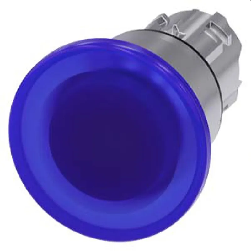 Siemens Pilzdrucktaster beleuchtet 22mm rund blau 3SU1051-1BA50-0AA0