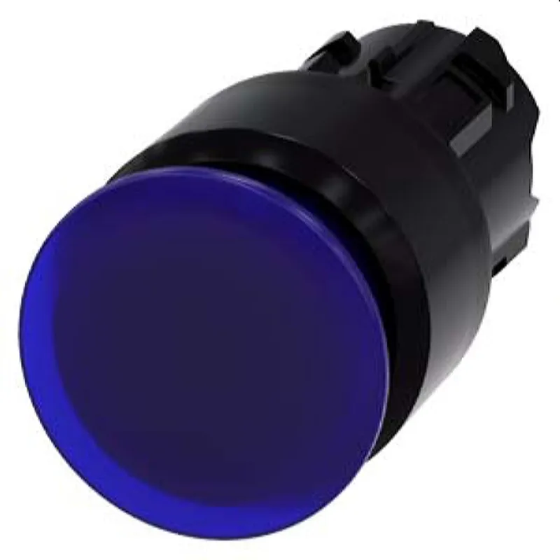 Siemens Pilzdrucktaster beleuchtet 22mm rund blau 30mm 3SU1001-1AA50-0AA0