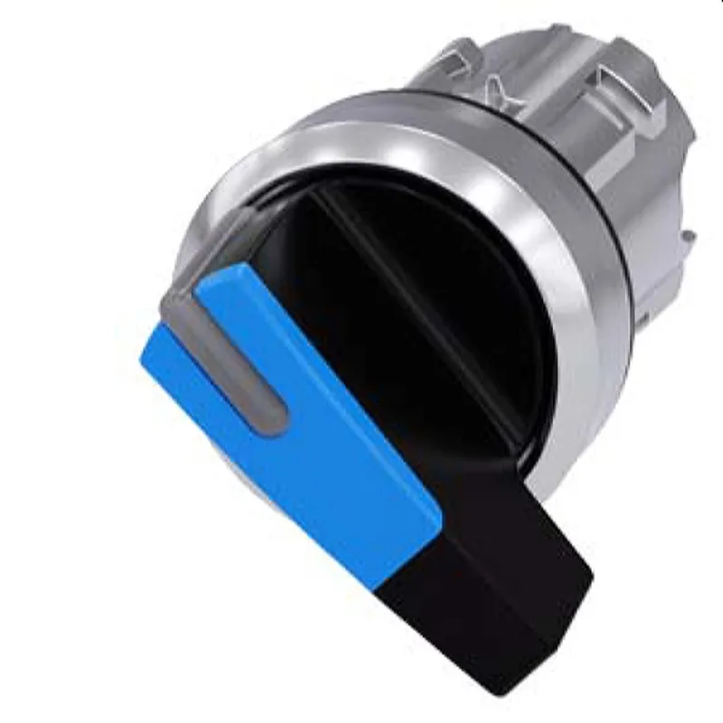Siemens Knebelschalter beleuchtbar 22mm rund blau 3SU1052-2CF50-0AA0