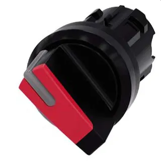 Siemens Knebelschalter beleuchtbar 22mm rund rot 3SU1002-2BC20-0AA0