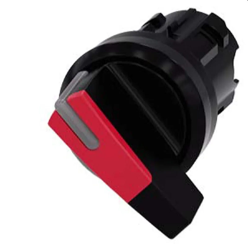 Siemens Knebelschalter beleuchtbar 22mm rund rot 3SU1002-2CF20-0AA0