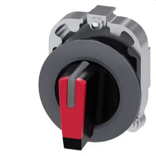 Siemens Knebelschalter beleuchtbar 30mm rund Metall matt rot 3SU1062-2DL20-0AA0