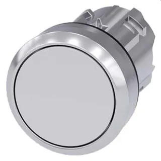 Siemens Drucktaster 22mm rund weiss 3SU1050-0AA60-0AA0