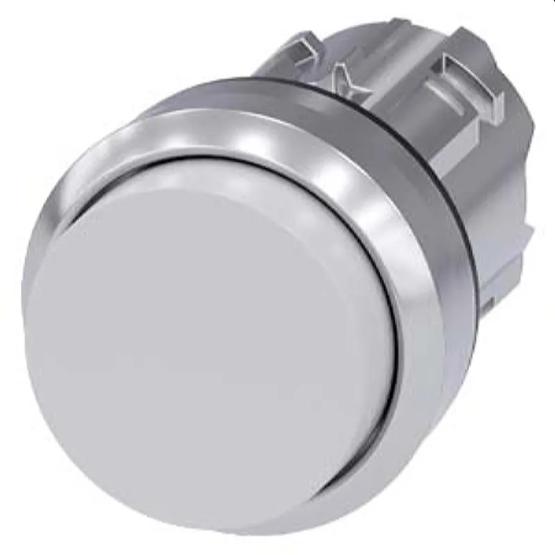 Siemens Drucktaster 22mm rund weiss 3SU1050-0BB60-0AA0